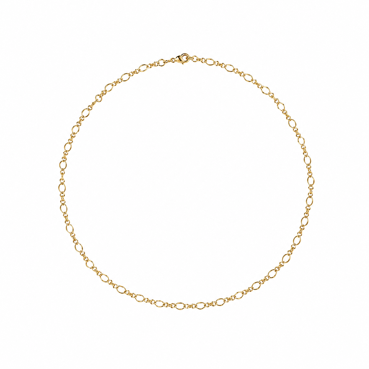 Dainty Oval Twist Bracelet: SS