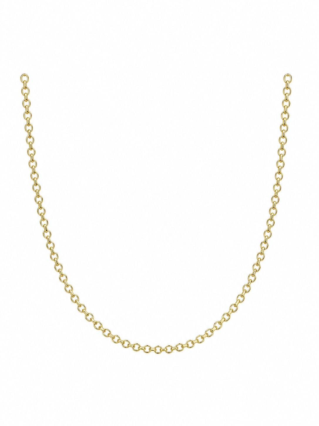 Dainty Rolo Necklace: SS